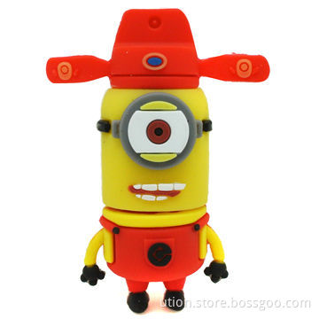 Minions Style Promotional USB Flash Drive with 1 to 32GB Capacity, Free Sample and Package